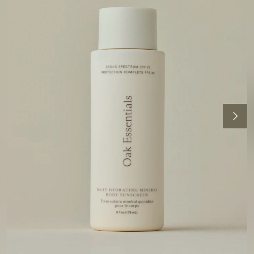 Oak Essentials Daily Hydrating Mineral Body Sunscreen